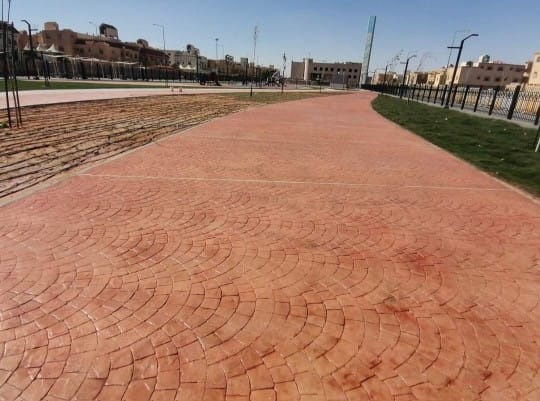 الخرسانة المطبوعة